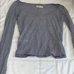 Hollister long sleeve striped shirt